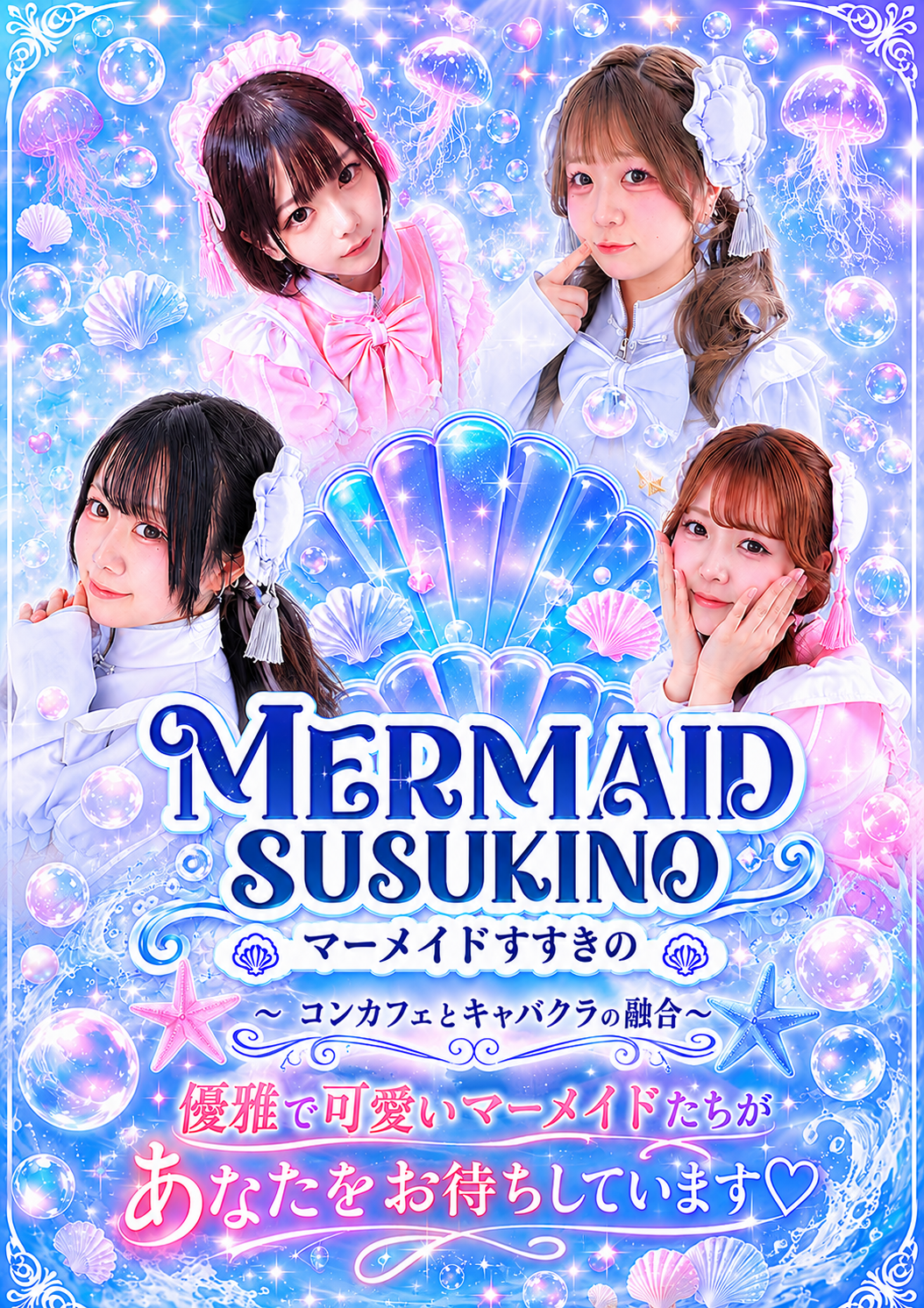 可愛いメイドさん達が勢ぞろい!